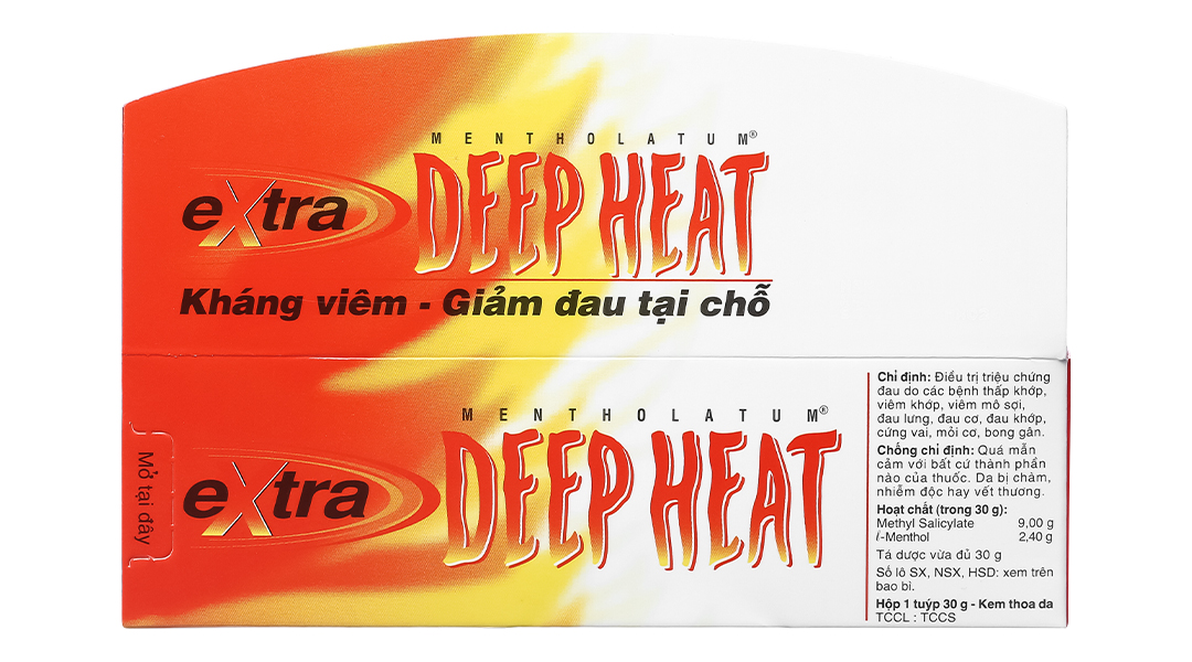 Kem bôi Extra Deep Heat trị đau do thấp khớp, viêm khớp