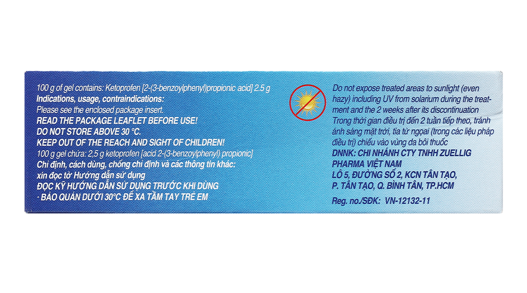 Fastum Gel 2.5% giảm đau, kháng viêm xương khớp
