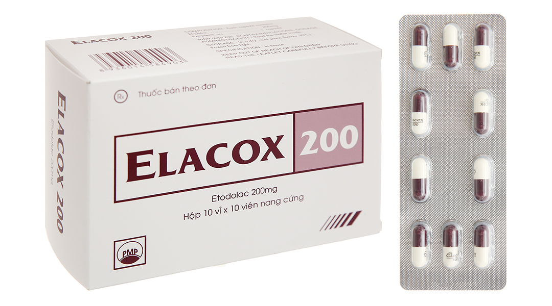 Elacox 200 giảm đau, kháng viêm xương khớp