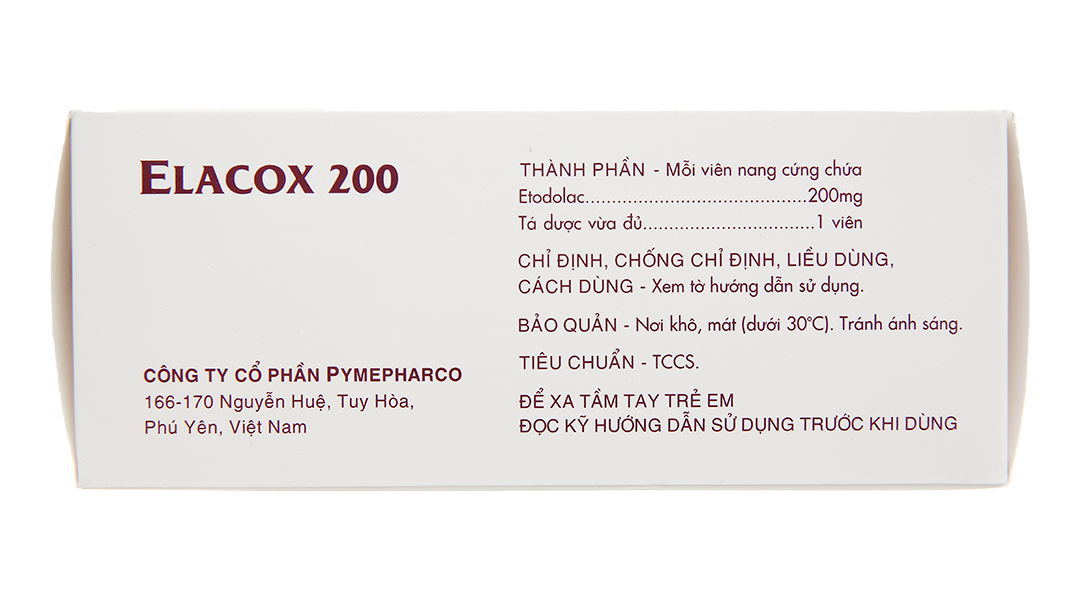 Elacox 200 giảm đau, kháng viêm xương khớp