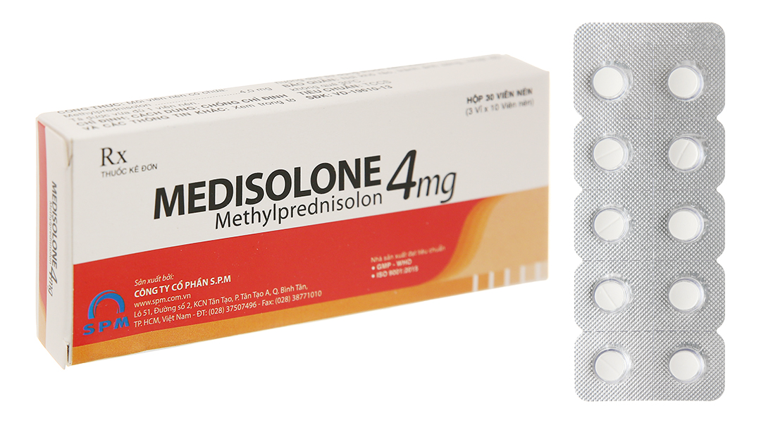 Medisolone 4mg thuốc chống viêm