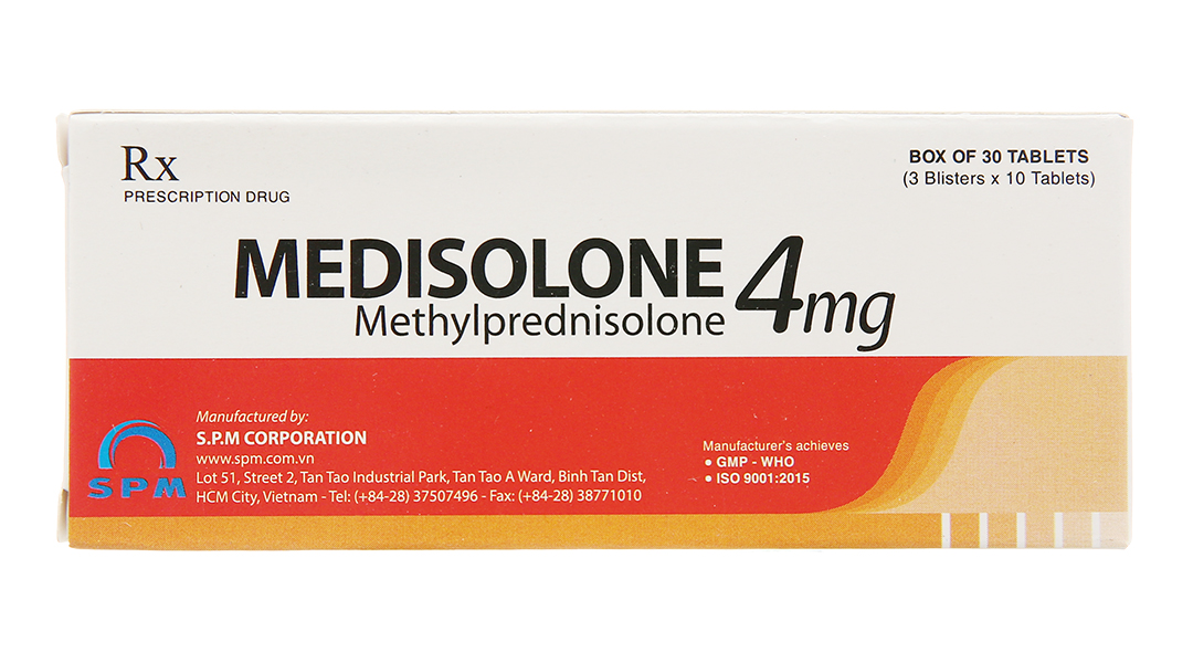 Medisolone 4mg thuốc chống viêm