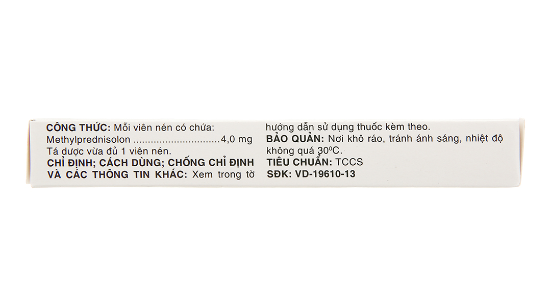 Medisolone 4mg thuốc chống viêm