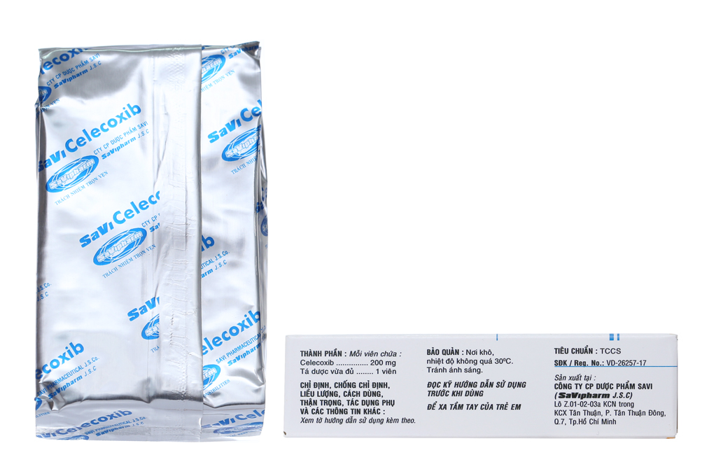 Savi Celecoxib 200mg giảm đau, kháng viêm xương khớp