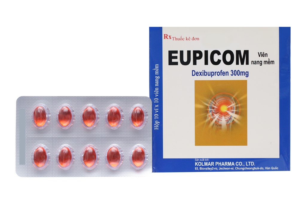 Eupicom 300mg giảm đau, kháng viêm xương khớp