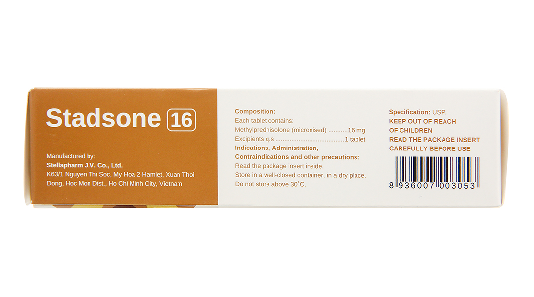 Stadsone 16 thuốc kháng viêm, ức chế miễn dịch