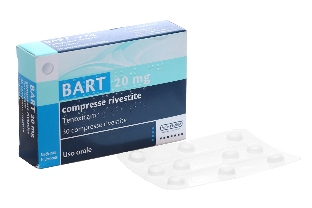 Bart 20mg trị viêm khớp dạng thấp, viêm xương khớp