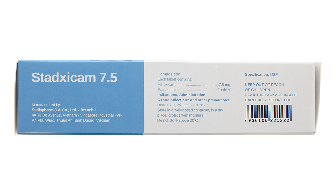 Stadxicam 7.5 trị viêm khớp dạng thấp
