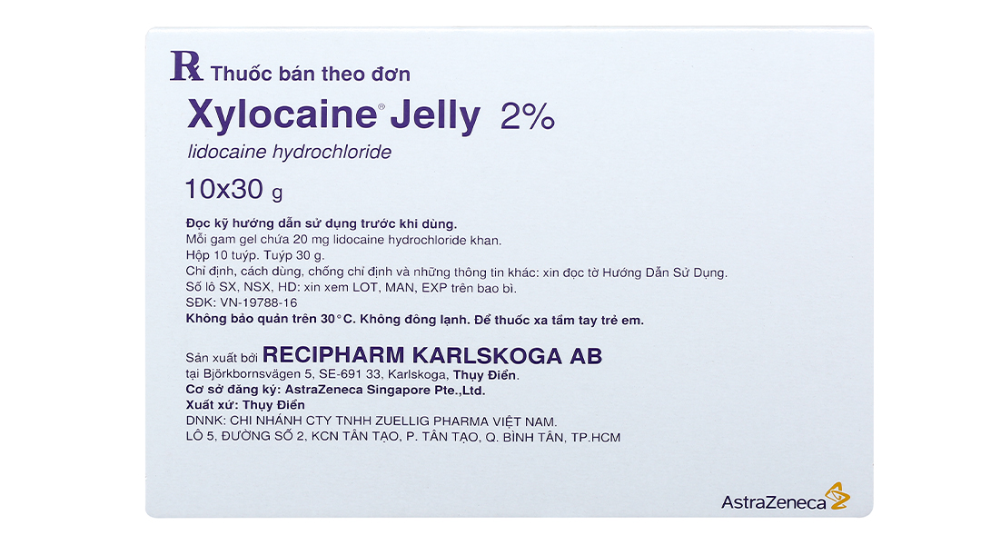 Gel bôi Xylocaine Jelly 2% gây tê, bôi trơn bề mặt