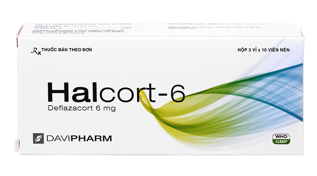 Halcort-6 thuốc kháng viêm, trị viêm khớp dạng thấp