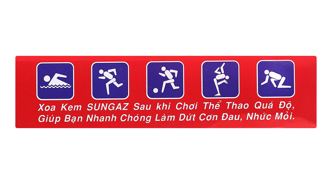 Kem xoa bóp Sungaz giảm đau cơ, xương khớp