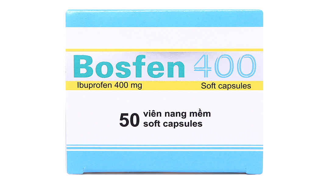 Bosfen 400 giảm đau, hạ sốt, kháng viêm 400mg