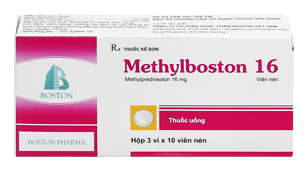 Methylboston 16 thuốc kháng viêm
