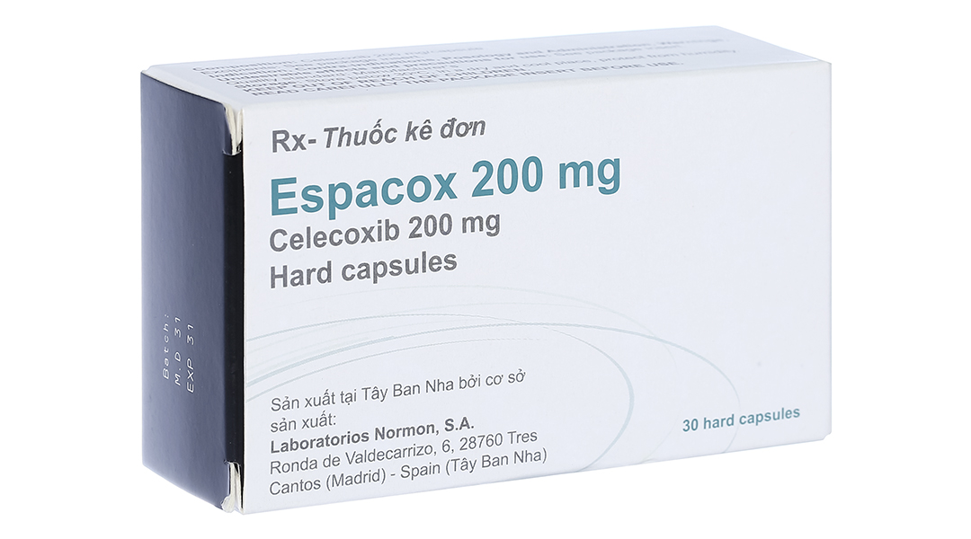 Espacox 200mg giảm đau, kháng viêm xương khớp