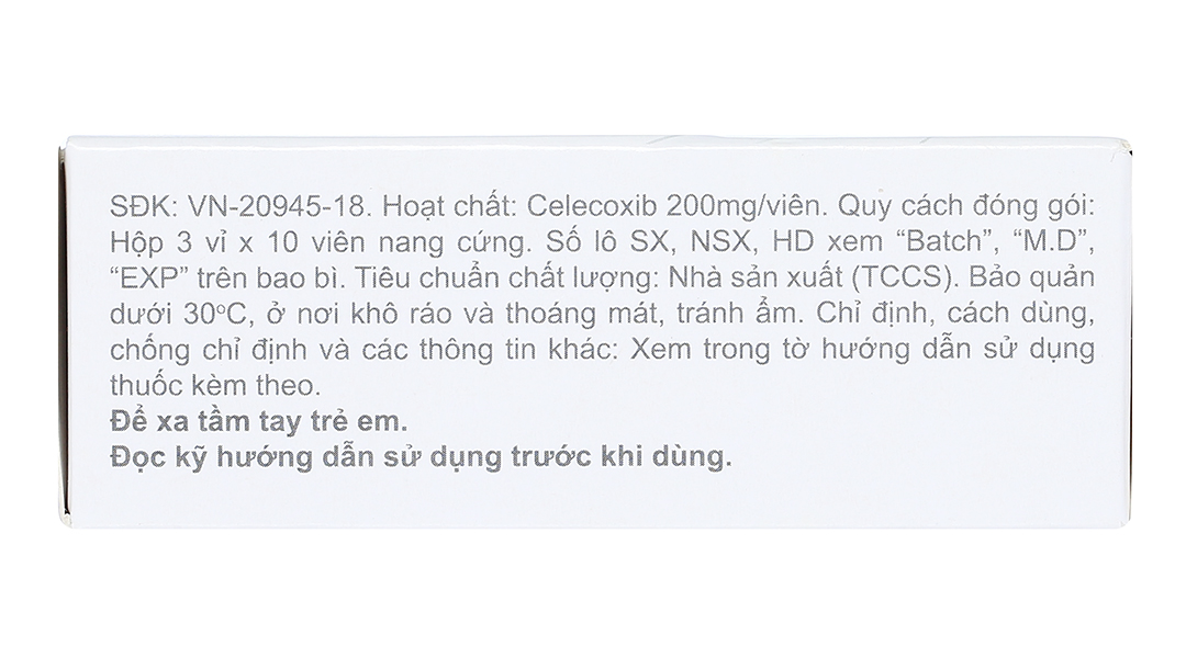 Espacox 200mg giảm đau, kháng viêm xương khớp