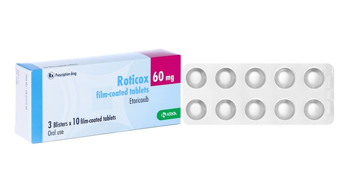 Thuốc Roticox 60mg hộp 30 viên-Nhà thuốc An Khang