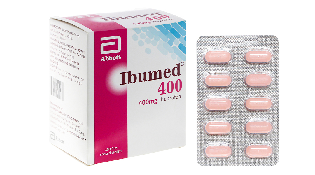 Ibumed 400 giảm đau, hạ sốt, kháng viêm