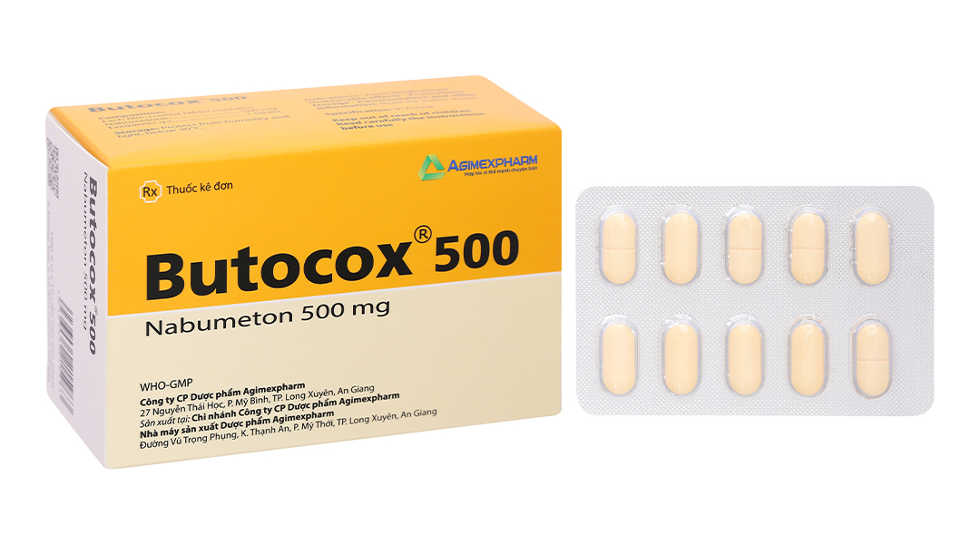 Butocox 500mg giảm đau, kháng viêm trong điều trị thoái hóa khớp