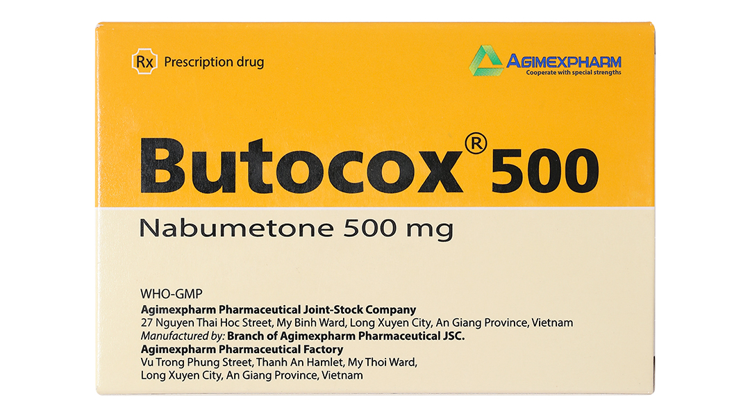 Butocox 500mg giảm đau, kháng viêm trong điều trị thoái hóa khớp