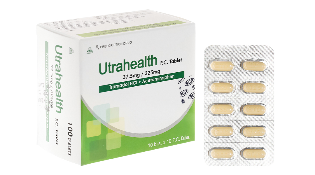 Utrahealth F.C Tablet trị các cơn đau trung bình đến nặng