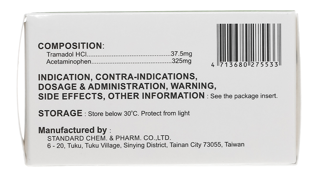 Utrahealth F.C Tablet trị các cơn đau trung bình đến nặng
