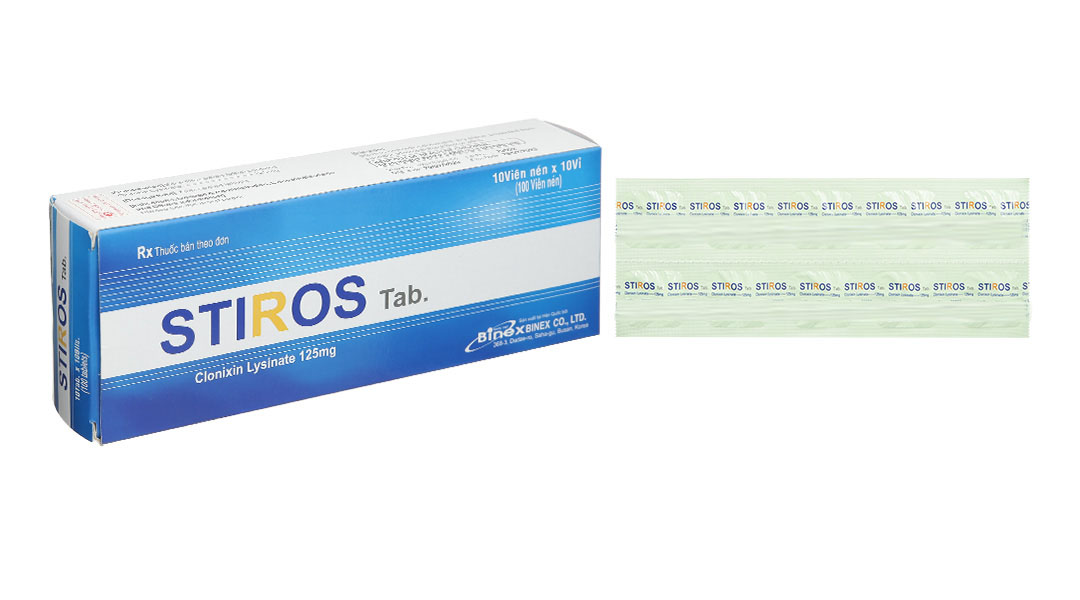 Stiros Tab. 125mg trị viêm khớp dạng thấp, đau cơ, đau dây thần kinh