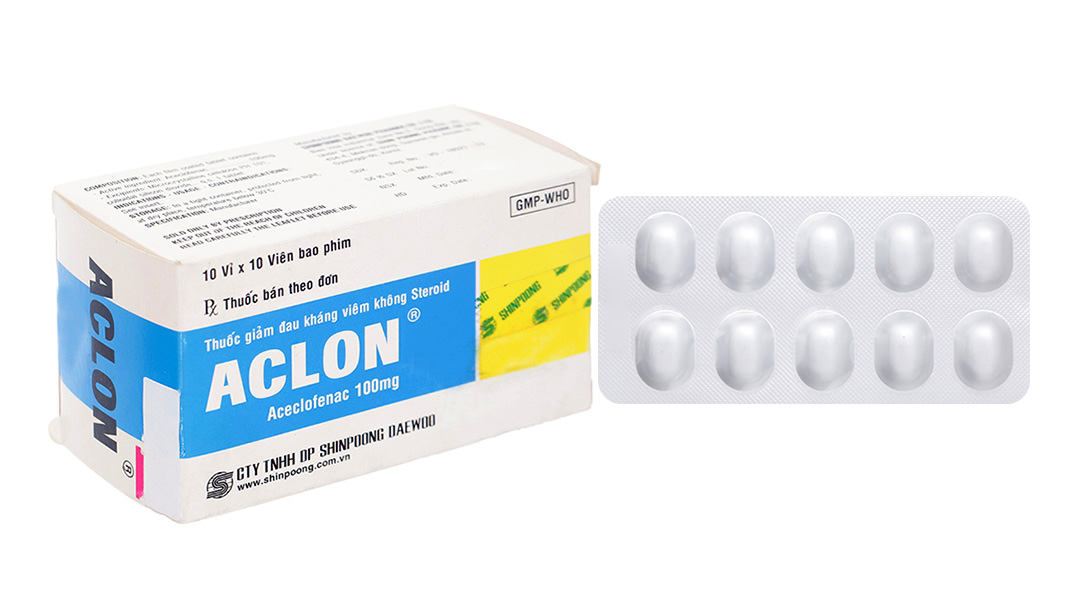 Aclon 100mg giảm đau và kháng viêm xương khớp