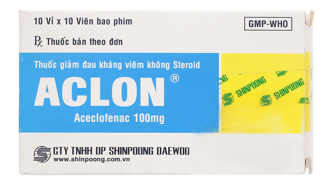 Aclon 100mg giảm đau và kháng viêm xương khớp