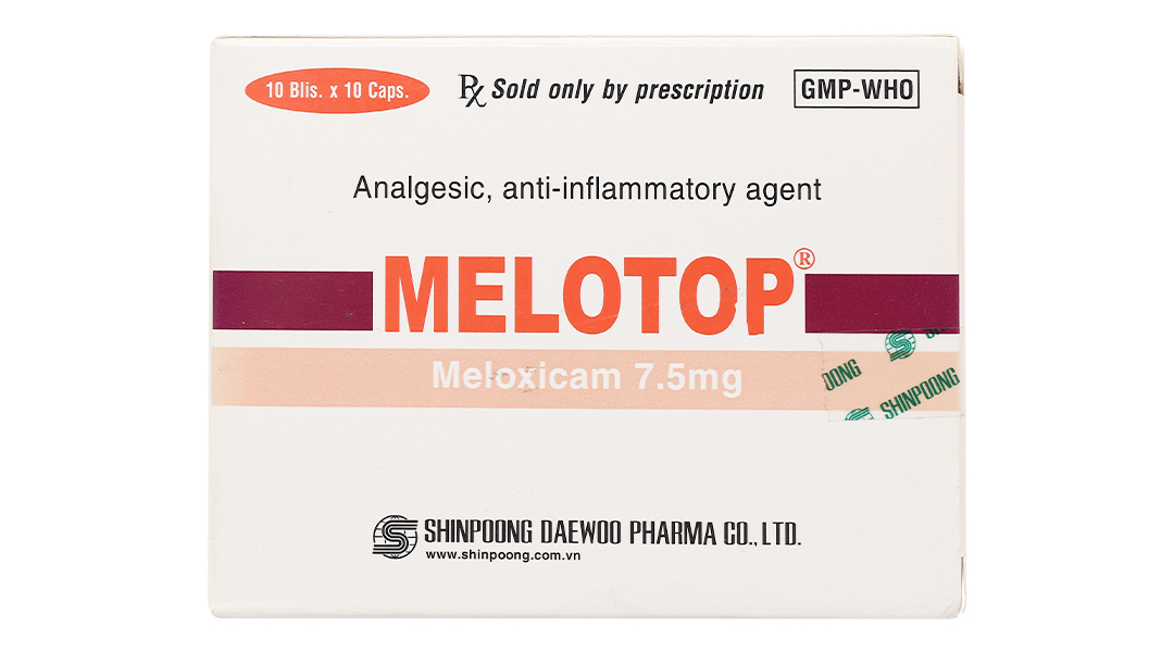 Melotop 7.5mg giảm đau, kháng viêm xương khớp