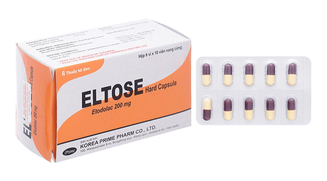 Eltose Hard Capsule 200mg giảm đau, kháng viêm xương khớp