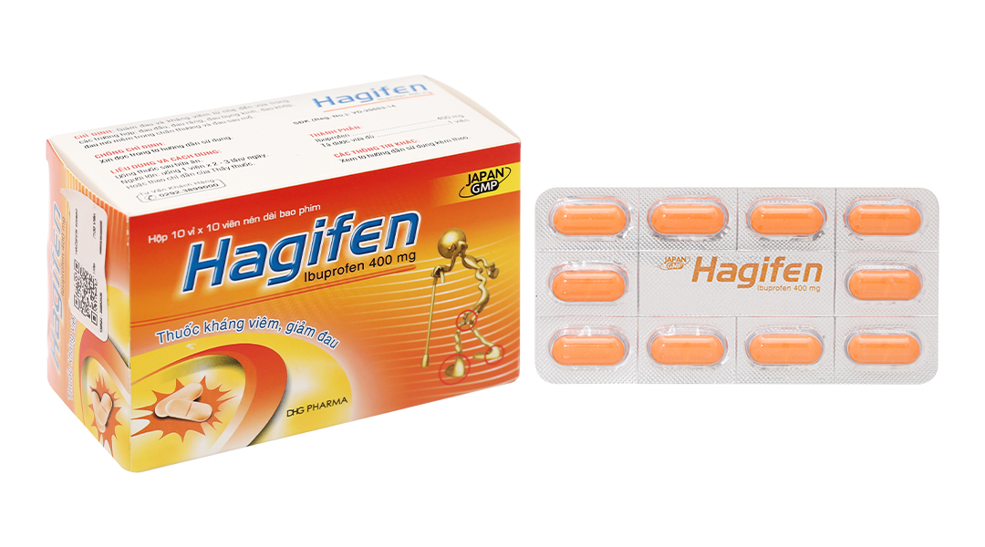 Thuốc Hagifen Ibuprofen 400mg: Công Dụng, Liều Dùng và Tác Dụng Phụ