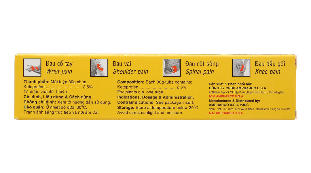 Gel bôi Nidal giảm đau, kháng viêm xương khớp