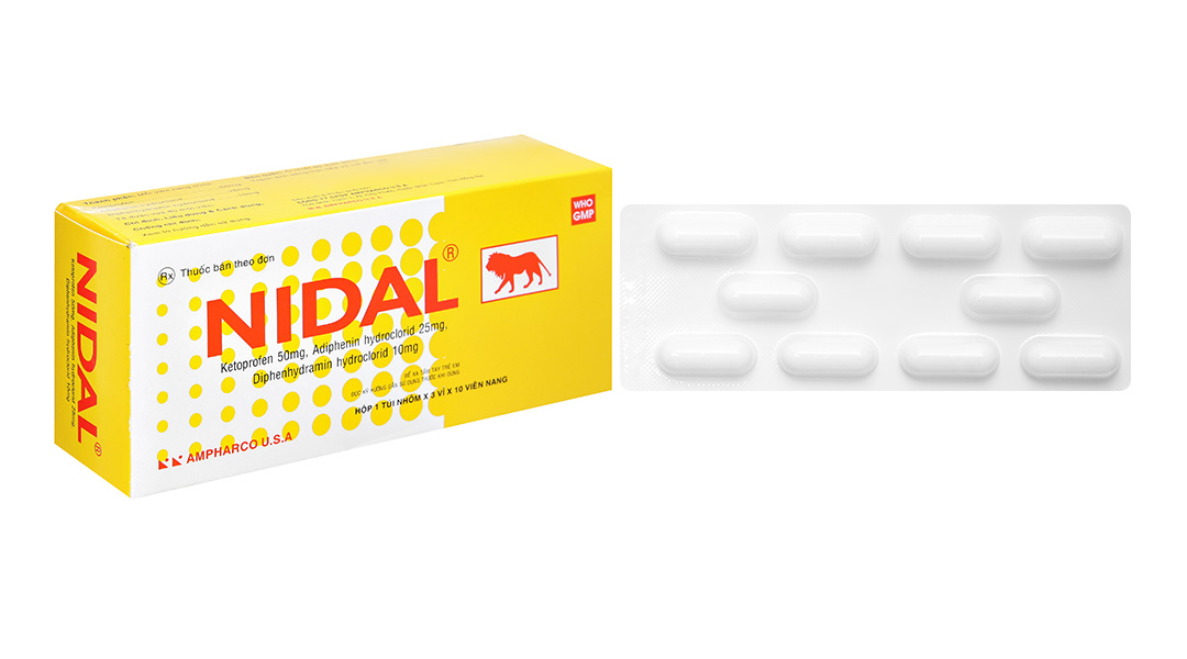 Nidal giảm đau khi co thắt cơ trơn