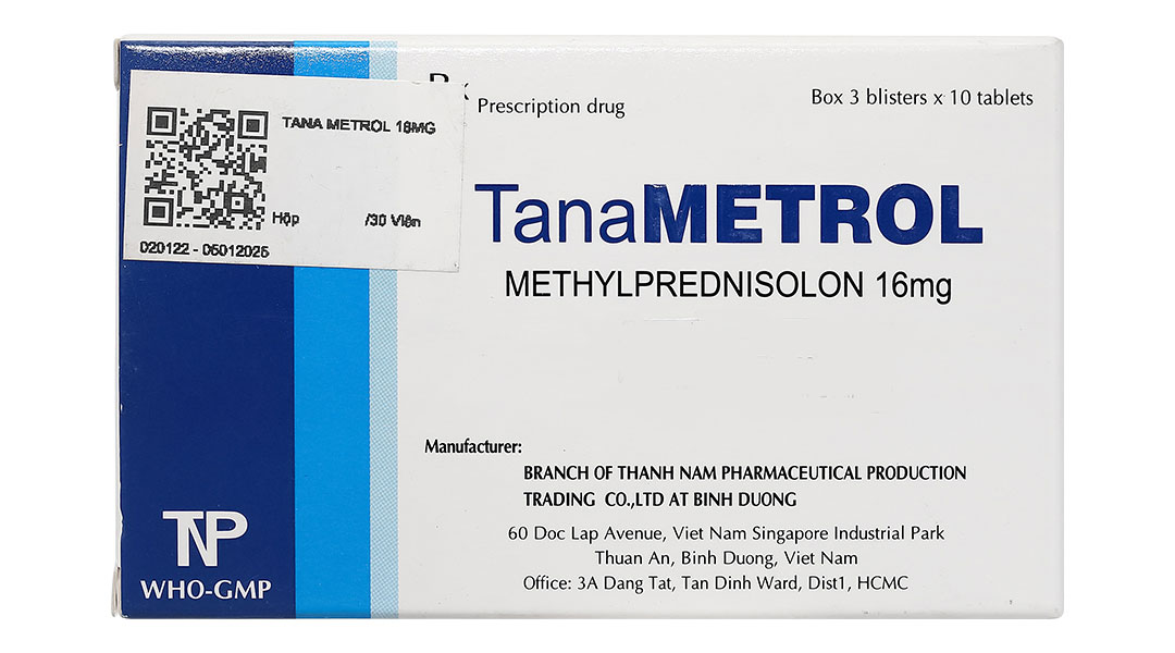 TanaMetrol 16mg thuốc kháng viêm