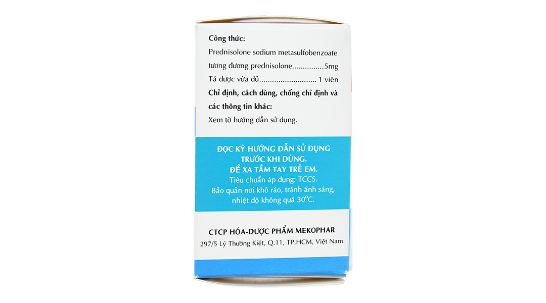 Viên sủi Sovepred 5mg chống viêm và ức chế miễn dịch