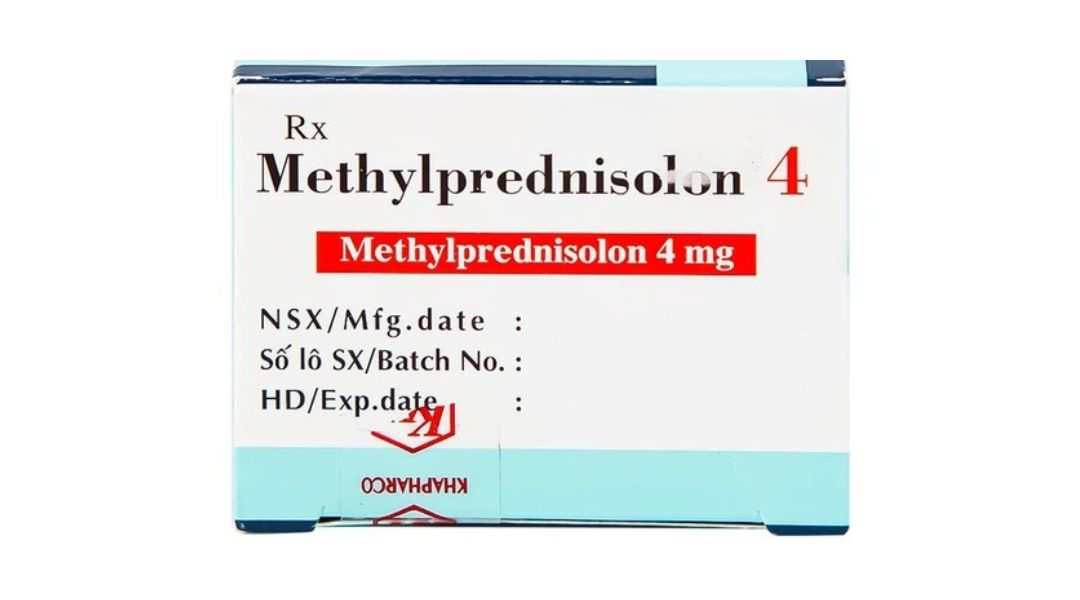 Methylprednisolon 4 Khapharco kháng viêm, ức chế miễn dịch