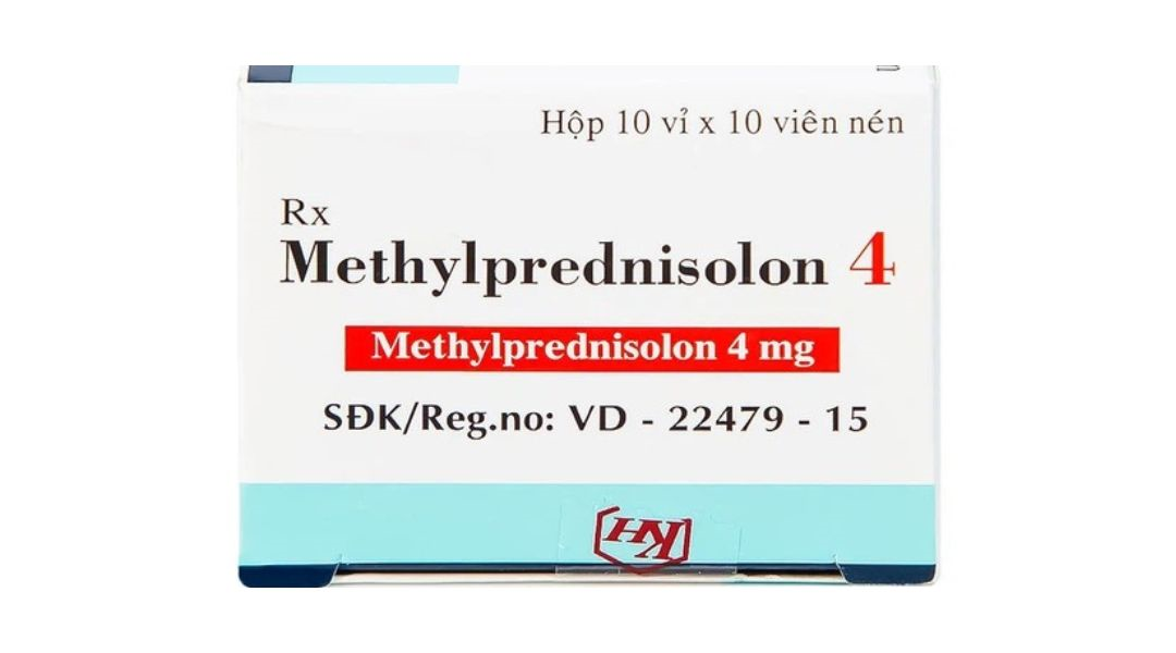 Methylprednisolon 4 Khapharco kháng viêm, ức chế miễn dịch