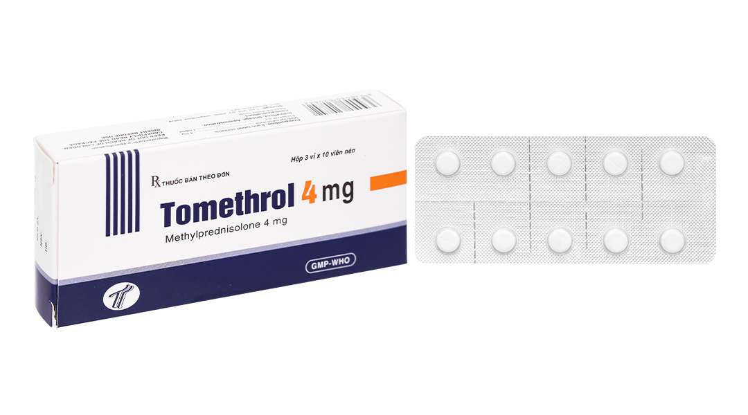 Tomethrol 4mg chỉ định cho các trường hợp cần glucocorticoid