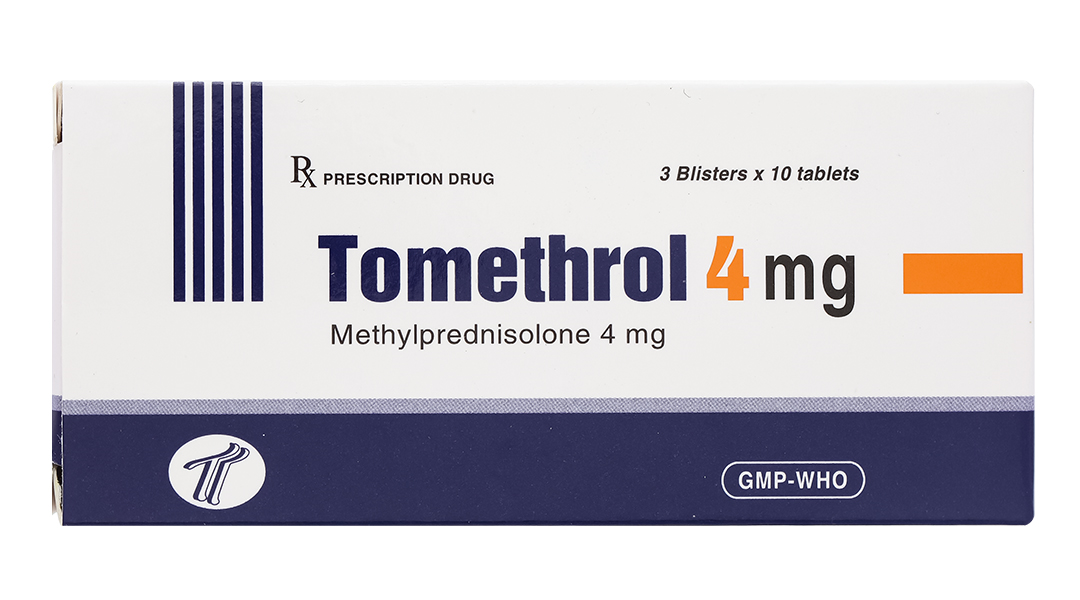 Tomethrol 4mg chỉ định cho các trường hợp cần glucocorticoid
