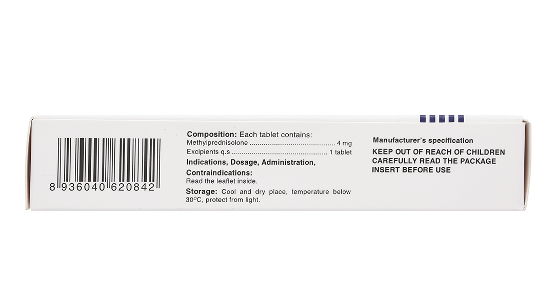 Tomethrol 4mg chỉ định cho các trường hợp cần glucocorticoid