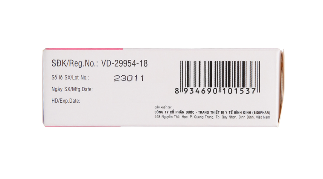 Bột khô pha tiêm Hydrocortison Bidiphar 100mg chống viêm, dị ứng