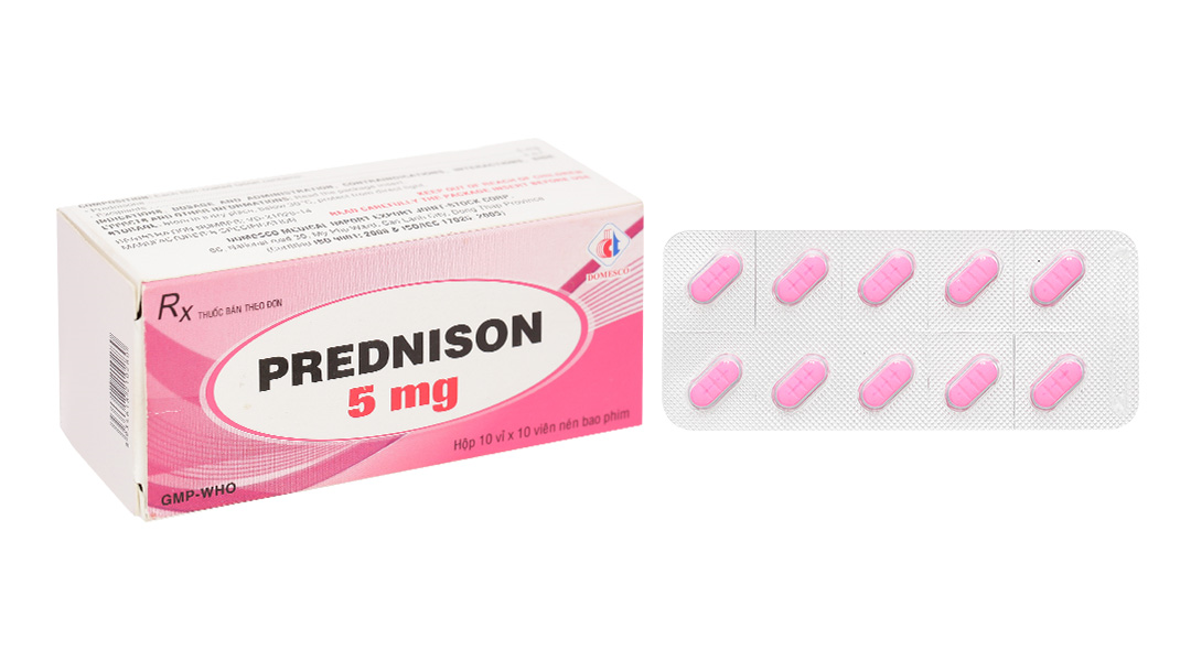 Prednison Domesco 5mg chống viêm, ức chế miễn dịch