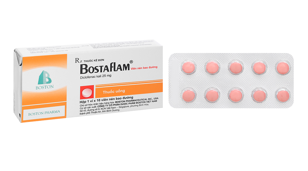 Bostaflam giảm đau, kháng viêm xương khớp