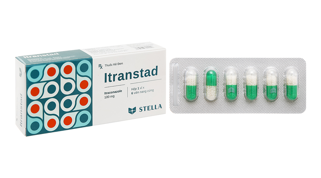 Itranstad 100mg trị nhiễm nấm Candida