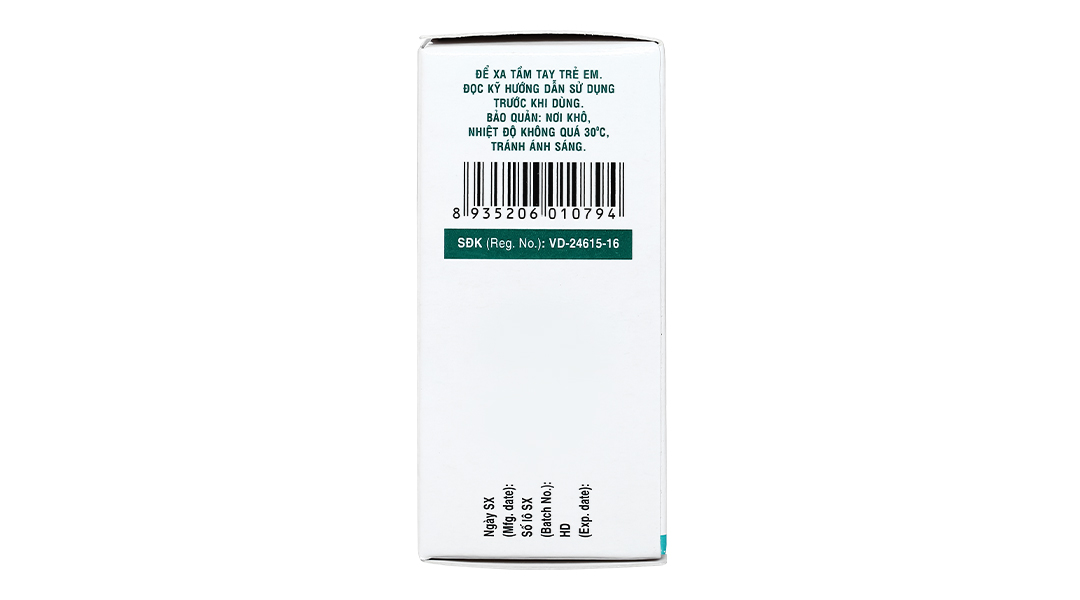 Cốm pha hỗn dịch uống Klamentin 250/31.25 trị nhiễm khuẩn