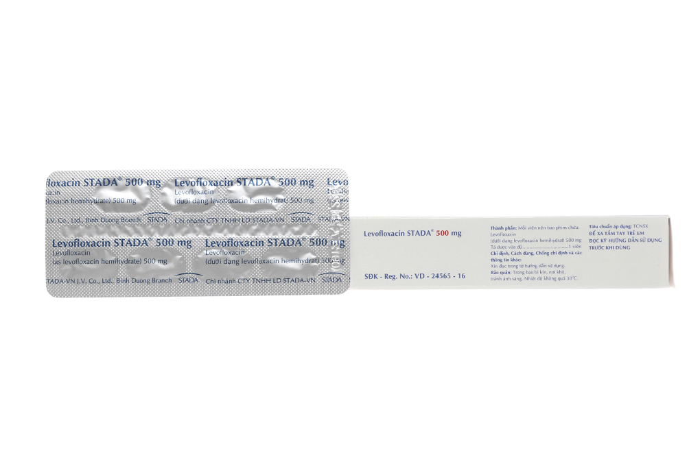 Levofloxacin Stada 500mg trị nhiễm khuẩn