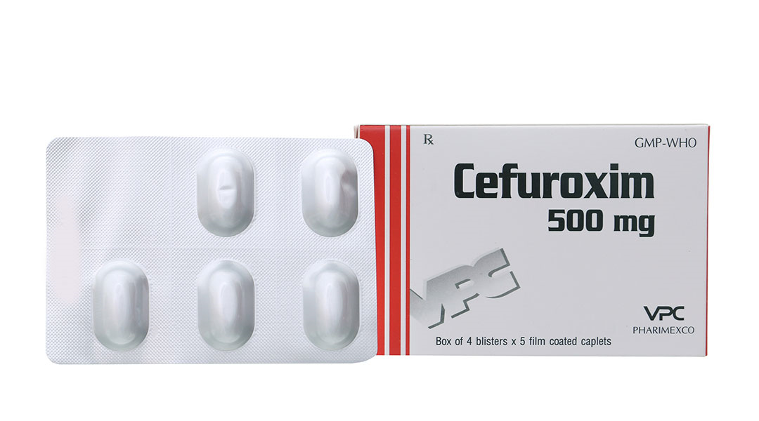 Cefuroxim VPC 500mg trị nhiễm khuẩn