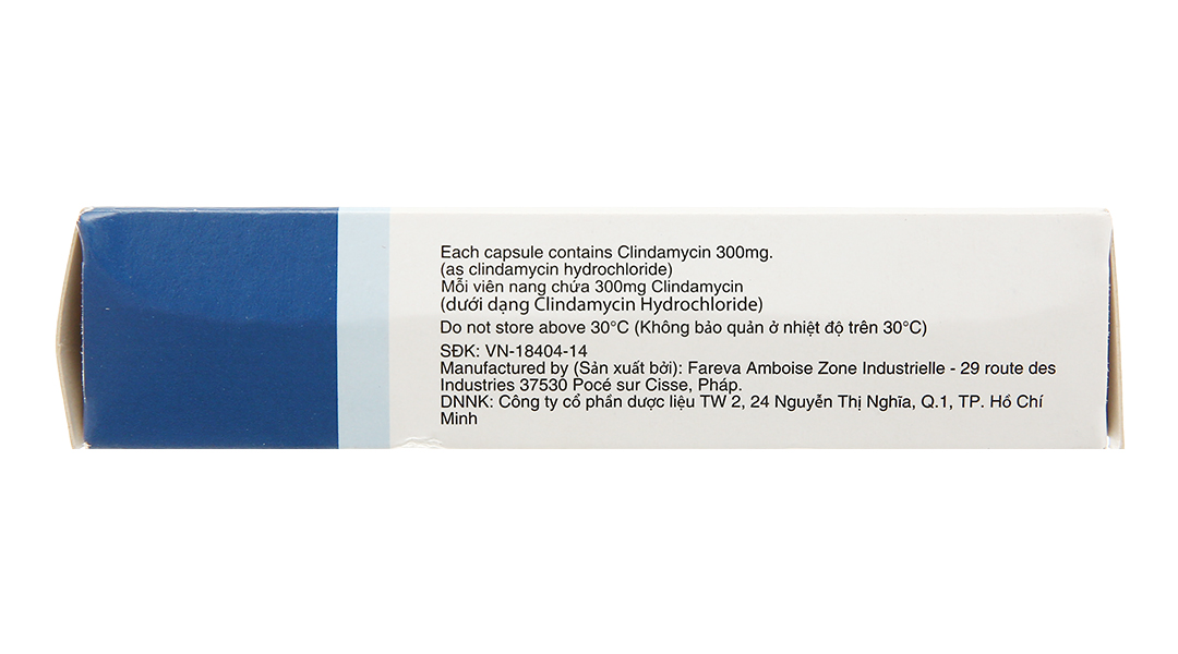 Dalacin C 300mg trị nhiễm khuẩn