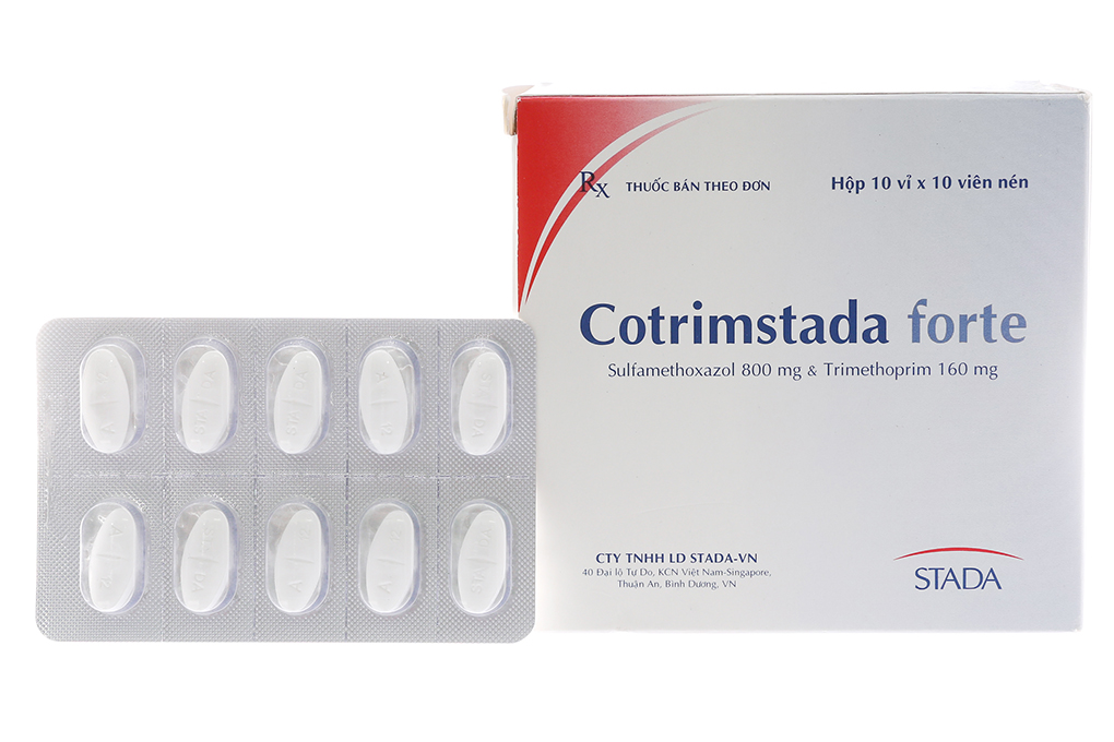 Cotrimstada Forte 800mg/160mg trị nhiễm trùng