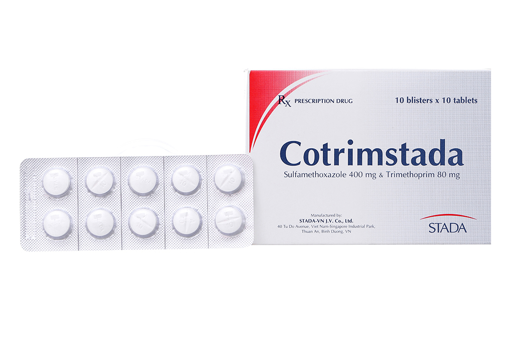 Cotrimstada 400mg/80mg trị nhiễm khuẩn